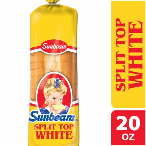 Sunbeam Split Top White Bread Sandwich Bread Perspective: front