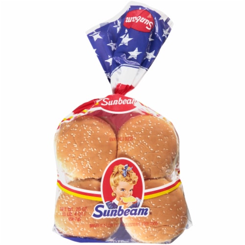 Sunbeam Sesame Seed Hamburger Buns, 8 ct / 20 oz Fry’s Food Stores