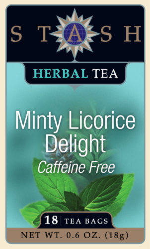 Stash Caffeine Free Minty Licorice Delight Herbal Tea Perspective: front