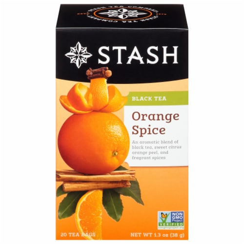 Stash Orange Spice Black Tea Perspective: front