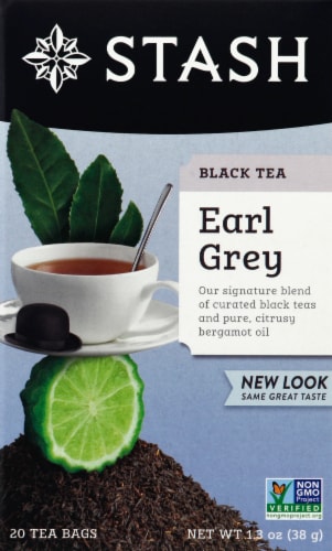 Stash Earl Grey Black Tea Bags Perspective: front