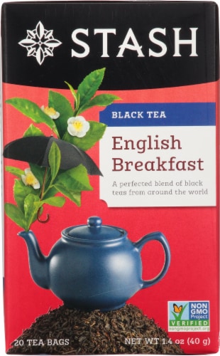 Stash Tea English Breakfast Black Tea - Case Of 6/20 Bags : Target