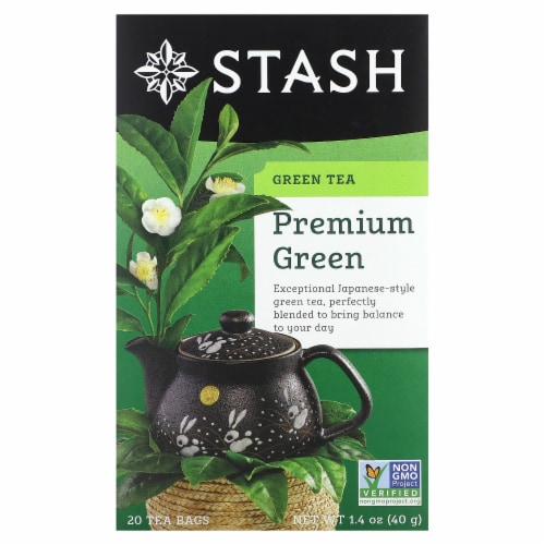 Stash Premium Green Tea Bags Perspective: front