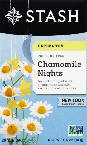 Stash Chamomile Nights Herbal Tea Perspective: front