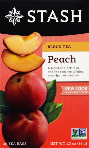 Stash Peach Black Tea, 20 ct - QFC