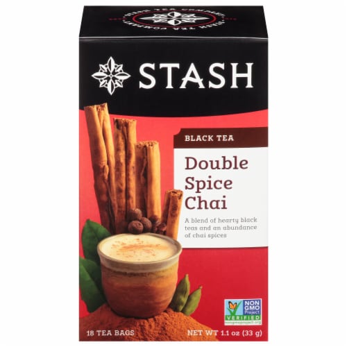 Stash Double Spice Chai Black Tea Bags Perspective: front