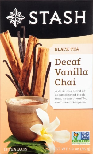 Stash Decaf Vanilla Chai Black Tea, 18 ct - Fry’s Food Stores