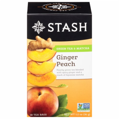 Ginger Peach Green Tea