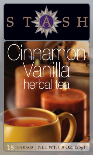 Stash Cinnamon Vanilla Herbal Tea Bags Perspective: front