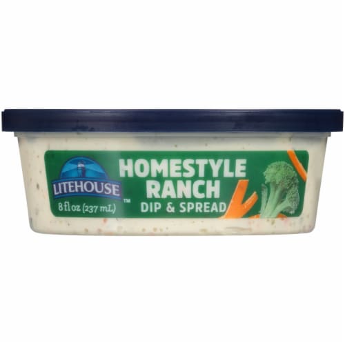 King Soopers Litehouse Homestyle Ranch Veggie Dip Spread 8 Fl Oz
