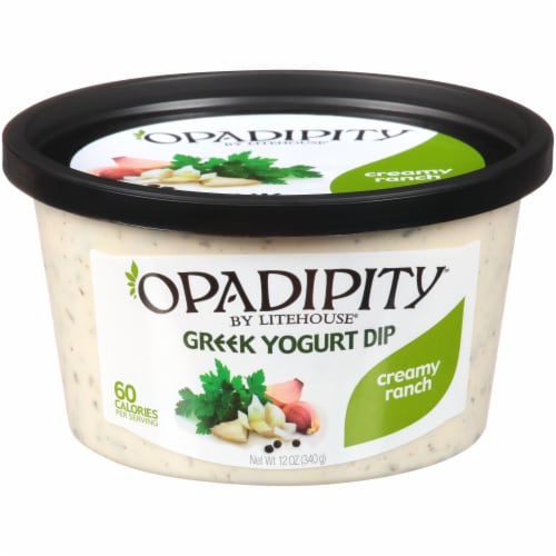 Opadipity by Litehouse Creamy Ranch Greek Yogurt Dip Perspective: front