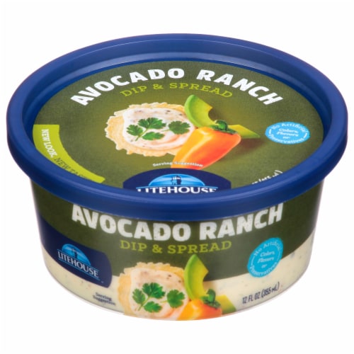 Litehouse® Avocado Ranch Dip Perspective: front