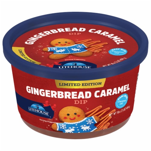 Litehouse® Gingerbread Caramel Dip Perspective: front