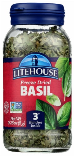 Litehouse® Freeze Dried Basil Perspective: front