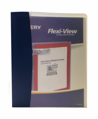 Avery® Flexi-View™ Flexible and Portable Binder Perspective: front