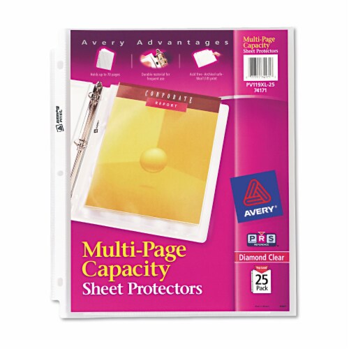Multi-Page Top-Load Sheet Protectors, Heavy Gauge, Letter, Clear, 25/Pack Multi-Page Top-Load Sheet Protectors, Heavy Gauge, Letter, Clear, 25/Pack
