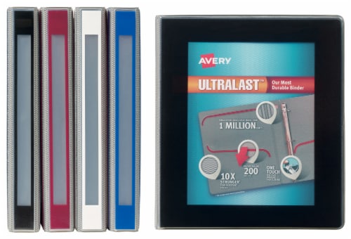 Avery Ultralast 3-Ring Binder - Assorted Perspective: front