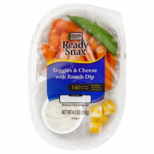Ready Pac Foods™ Ready Snax® Veggies & Cheese with Ranch Dip Perspective: front