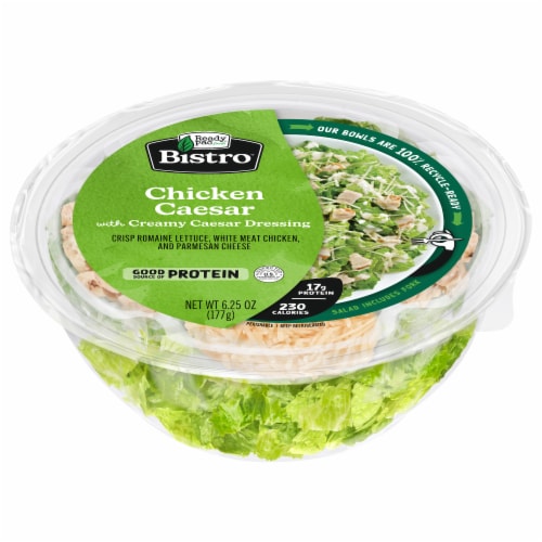 Ready Pac Bistro Chicken Caesar Salad Perspective: front