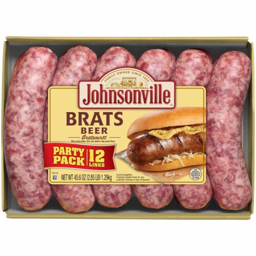 Johnsonville Beer Bratwurst Party Pack Perspective: front