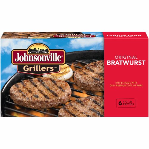 Johnsonville Original Bratwurst Patties Perspective: front