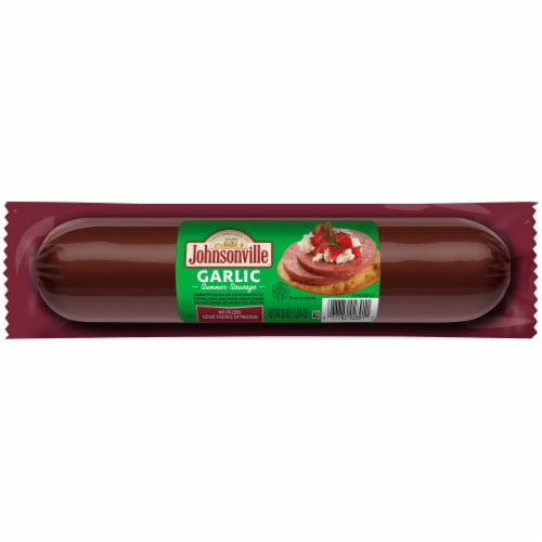 Johnsonville® Garlic Summer Sausage Perspective: front