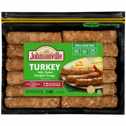 Johnsonville Turkey Breakfast Sausage Links 9 6 Oz Kroger