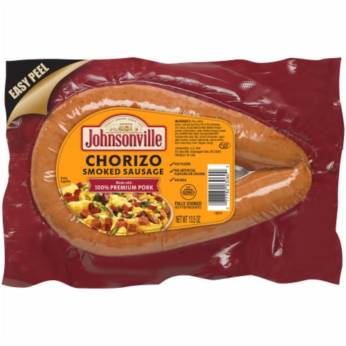 Johnsonville Chorizo Smoked Sausage Rope Perspective: front