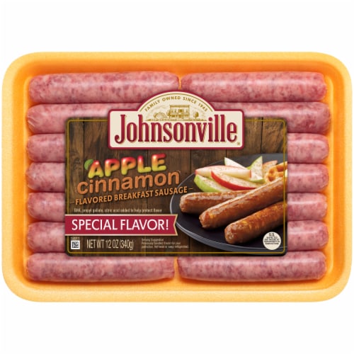 Johnsonville® Apple Cinnamon Breakfast Sausage Links Perspective: front