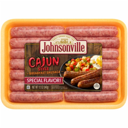 Johnsonville Cajun Style Breakfast Sausage Perspective: front