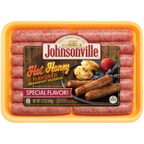 Johnsonville® Uncooked Hot Honey Flavored Breakfast Sausage Perspective: front