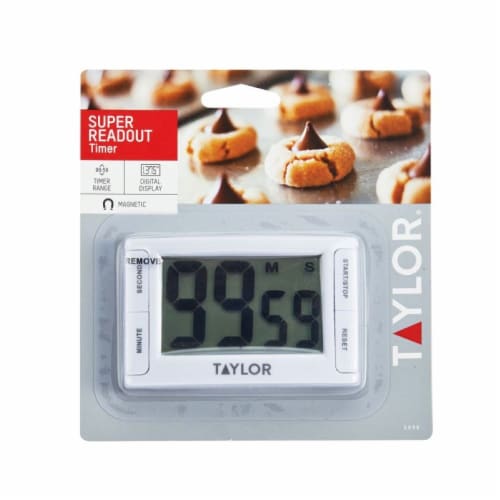 Taylor Digital Timer with Jumbo LCD Display Perspective: front