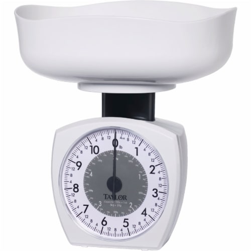 Taylor 11 Lb. Capacity Kitchen Food Scale 3701KL Perspective: front