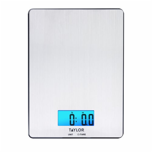 Taylor Digital 11lb Glass Top Food Scale - Silver