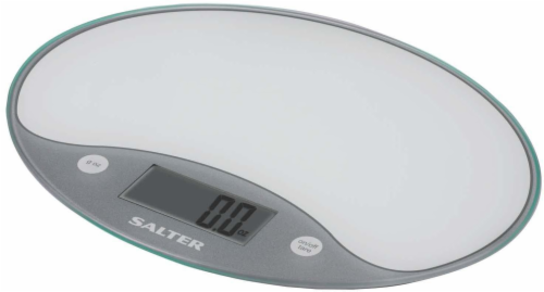 Salter Glass Kitchen Scale - Gray Perspective: front