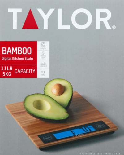 Taylor® Digital Glass Kitchen Scale - Black, 1 ct - Kroger