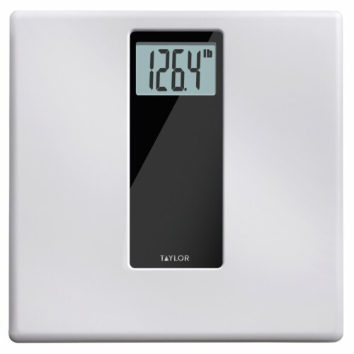 Taylor 400 lb. Digital Bathroom Scale White - Total Qty: 2 Perspective: front