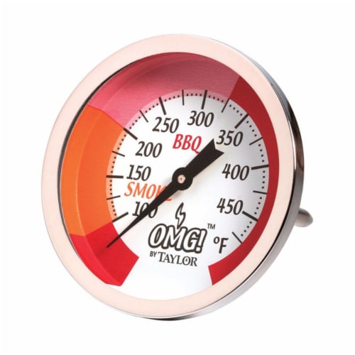 Taylor Analog Grill Thermometer Gauge - Total Qty: 1 Perspective: front