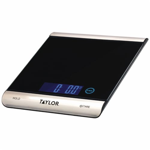 Taylor® Digital Glass Kitchen Scale - Black, 1 ct - Fred Meyer