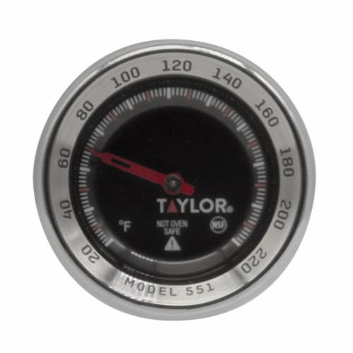 Taylor 6269641 Instant Read Analog Meat Thermometer Perspective: front