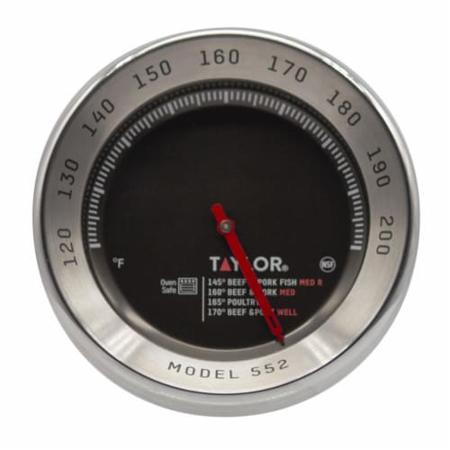 Taylor 6269666 Instant Read Analog Meat Thermometer Perspective: front
