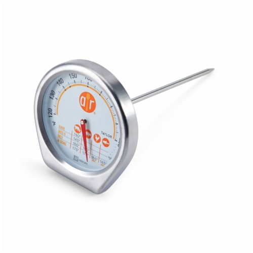 Oven Thermometer Stainless Steel Classic Stand Up Food Meat Temperature  Gauge5-1