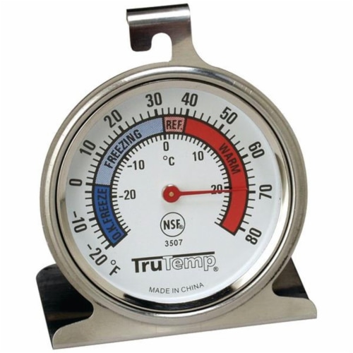 Taylor TruTemp Stainless Steel Thermometer Silver (3507) TAP3507 Perspective: front