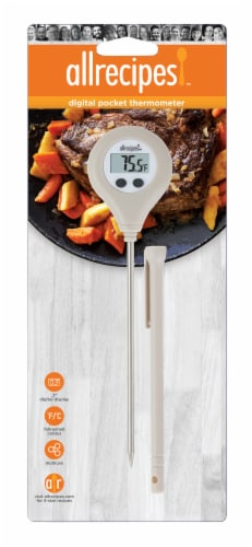 Allrecipes Digital Pocket Thermometer - White Perspective: front