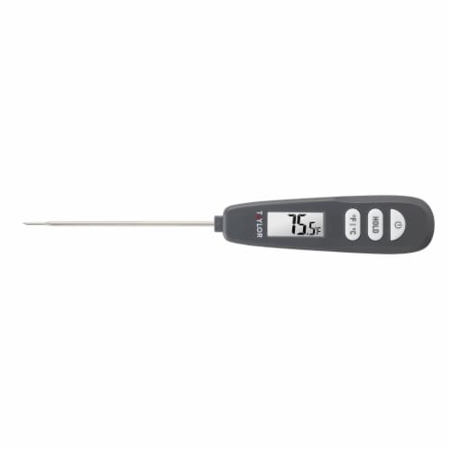 Taylor Digital Thermocouple Thermometer - Black Perspective: front