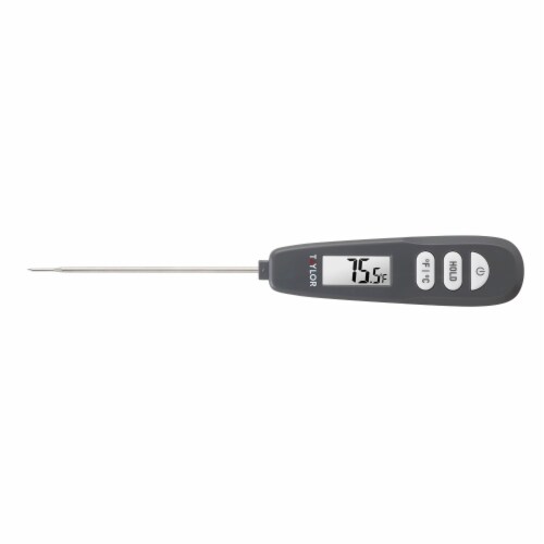 Taylor Digital Thermocouple Thermometer - Black Perspective: front