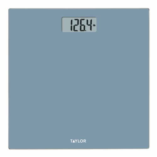 Taylor Bathroom Scale - Slate Blue Perspective: front