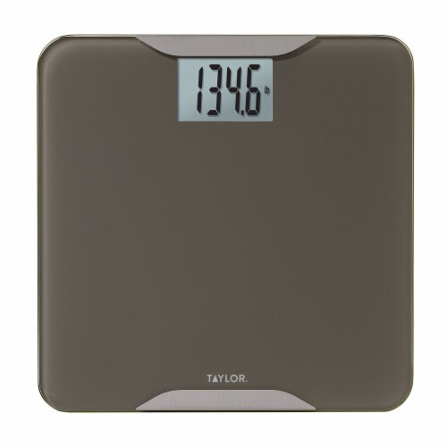 Taylor Digital Bathroom Scale - Taupe Perspective: front