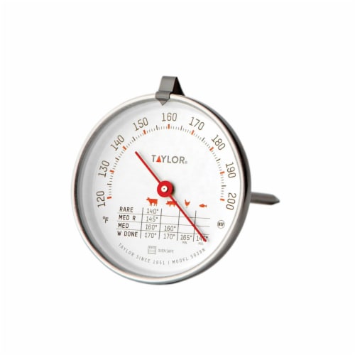 Taylor® Meat Thermometer Perspective: front