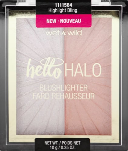 Wet n Wild Hello Halo Blush Lighter, Highlight Bling, 0.35 oz Perspective: front